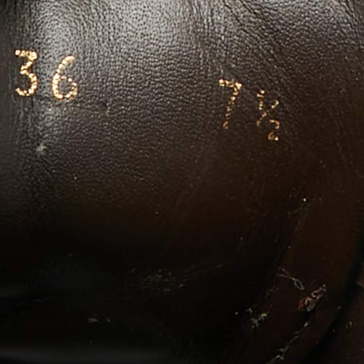 Pre Owned Louis Vuitton Size 41.5 Brown Monogram Demeire Fabric and Leather Lace Up Sneakers