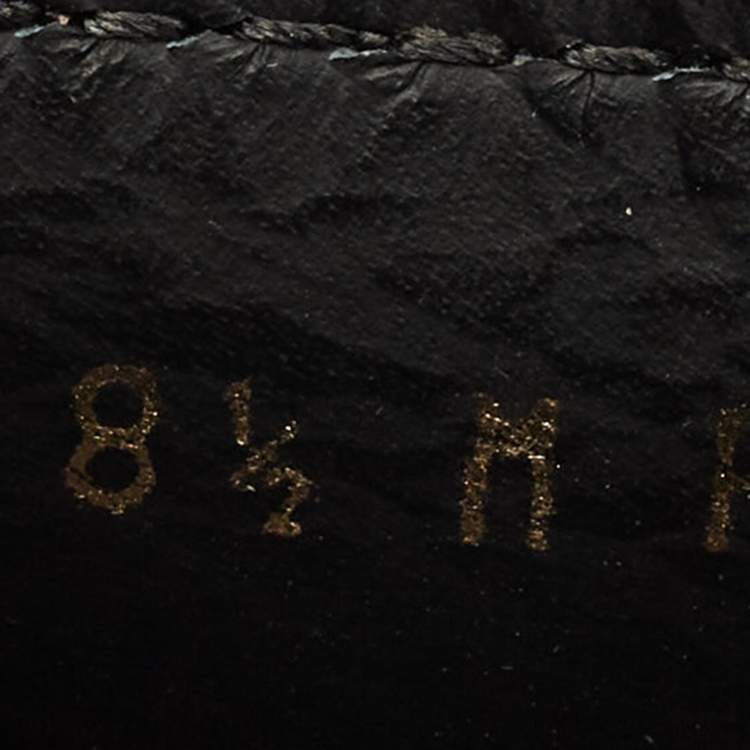 Pre Owned Louis Vuitton Monte Carlo Size 42.5 Dark Burgundy Leather Loafers