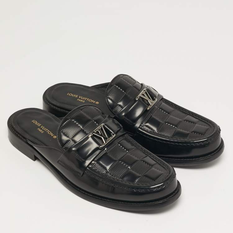 مملوكة مسبقًا Louis Vuitton Major Size 41 Black Patent Leather Mules