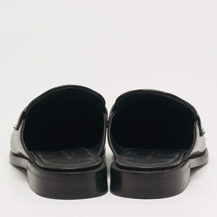 مملوكة مسبقًا Louis Vuitton Major Size 41 Black Patent Leather Mules