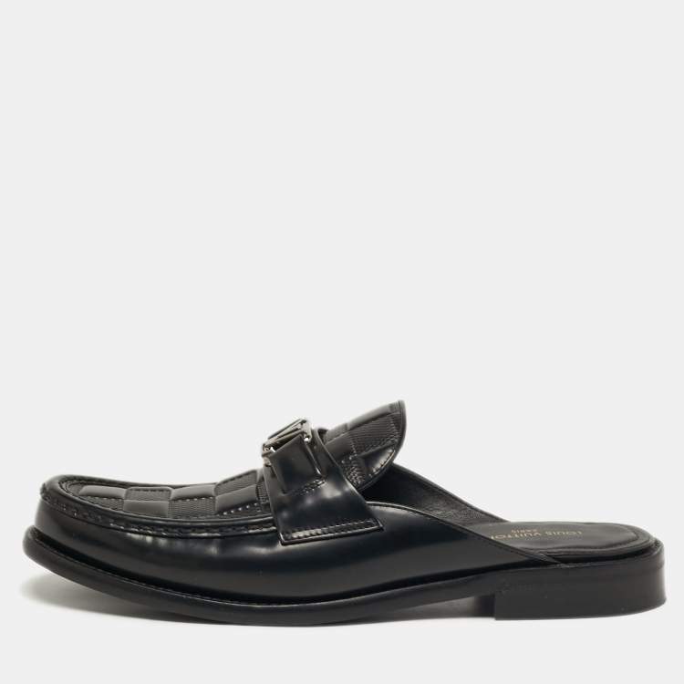 مملوكة مسبقًا Louis Vuitton Major Size 41 Black Patent Leather Mules