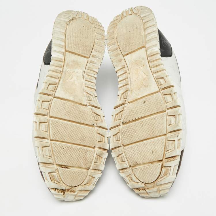 Pre Owned Louis Vuitton Run Away Size 45 Multicolor Monogram Canvas Low Top Sneakers