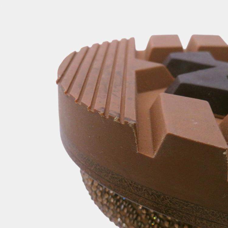 Pre Owned Louis Vuitton Oberkampf Line Encreboots Brown/Gold Leather Rhinestone Size 10