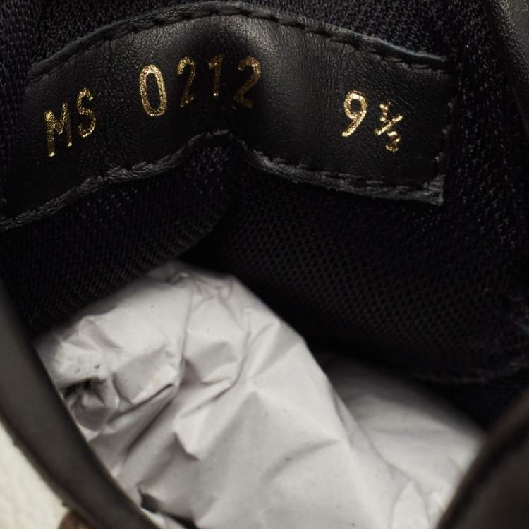 Pre Owned Louis Vuitton Rivoli Size 43.5 Tricolor Monogram Canvas and Leather Lace Up Sneakers