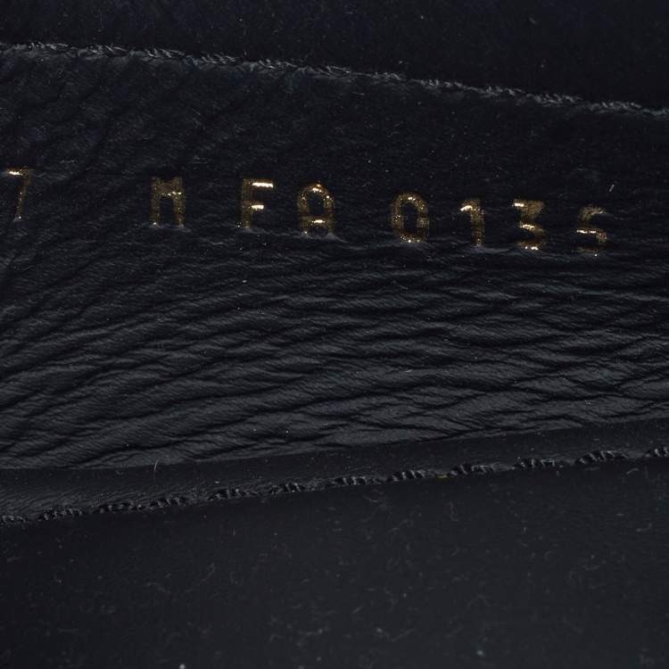 Pre Owned Louis Vuitton Monte Carlo Size 41 Burgundy/Black Leather Loafers