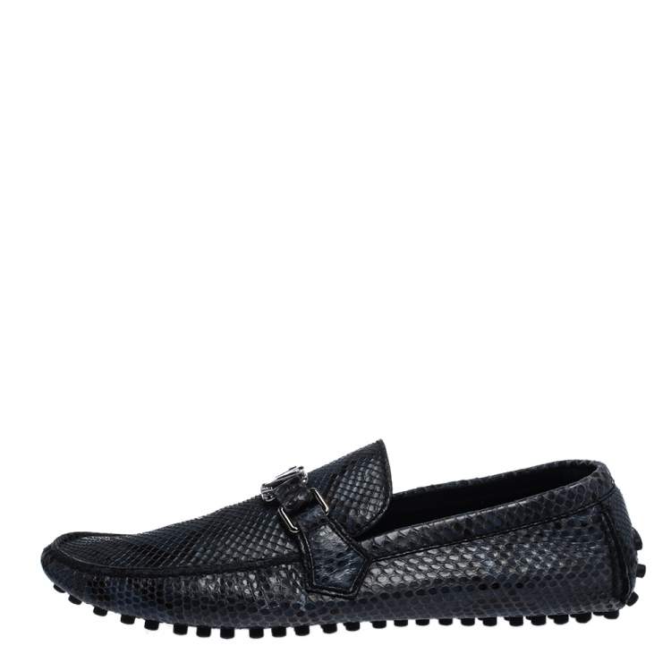 Louis Vuitton Men's Denim Hockenheim Car Shoe Loafer – Luxuria & Co.