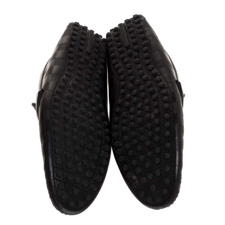 Pre Owned Louis Vuitton Damier Infini Hockenheim Mocassins Size 41