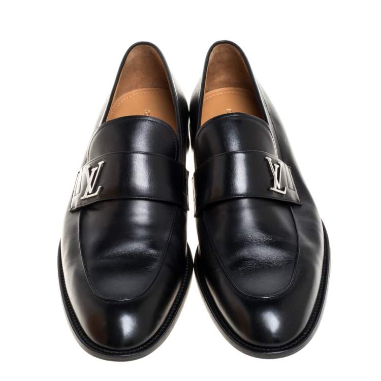 Louis Vuitton Black Leather Saint Germain Loafers Size 43.5 Louis ...