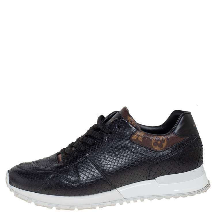 Louis Vuitton Run Away Trainer Sneaker - black/brown/white at