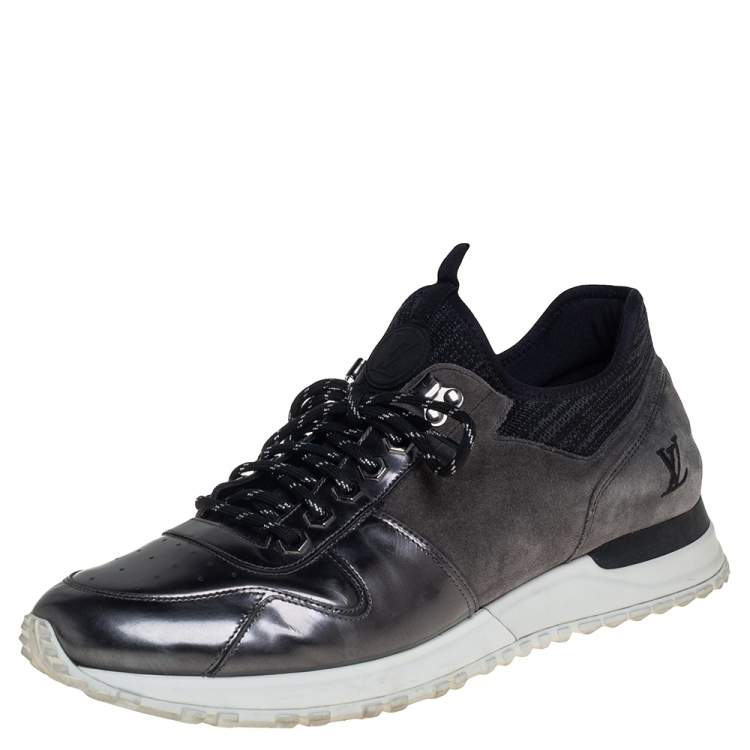 Louis Vuitton Black/Grey Patent Leather And Suede Runner Sneakers Size 42.5  Louis Vuitton | The Luxury Closet
