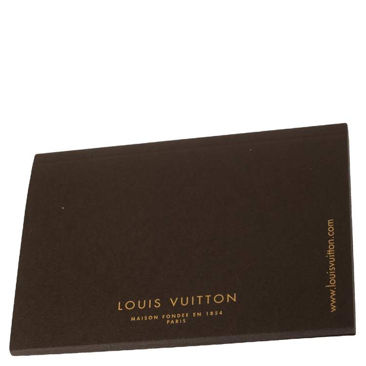 Pre Owned Louis Vuitton Black Taiga Leather Cross Strap Flat Slides Size 43.5 