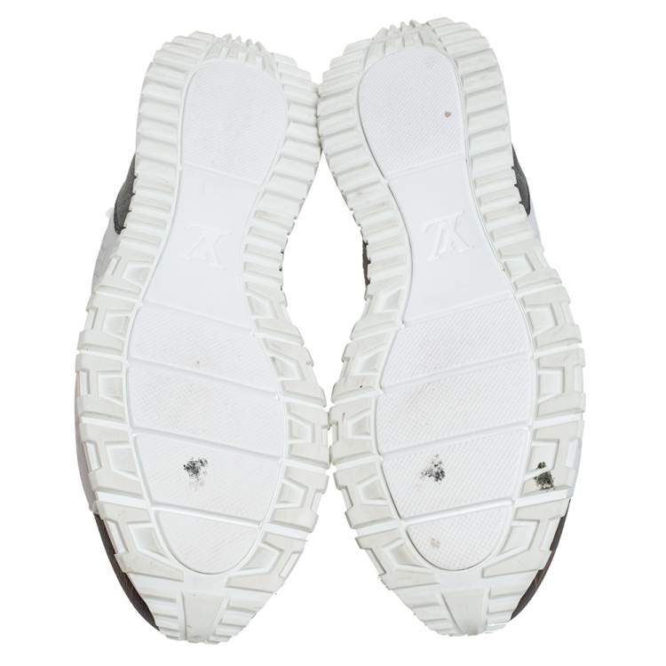 Pre Owned Louis Vuitton Tricolor Monogram Canvas Run Away Low Top Sneakers Size 41