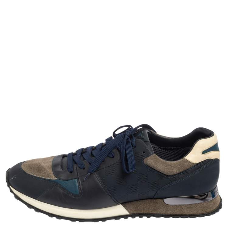 Louis Vuitton Pre-Loved Run Away sneakers for Men - Blue in KSA