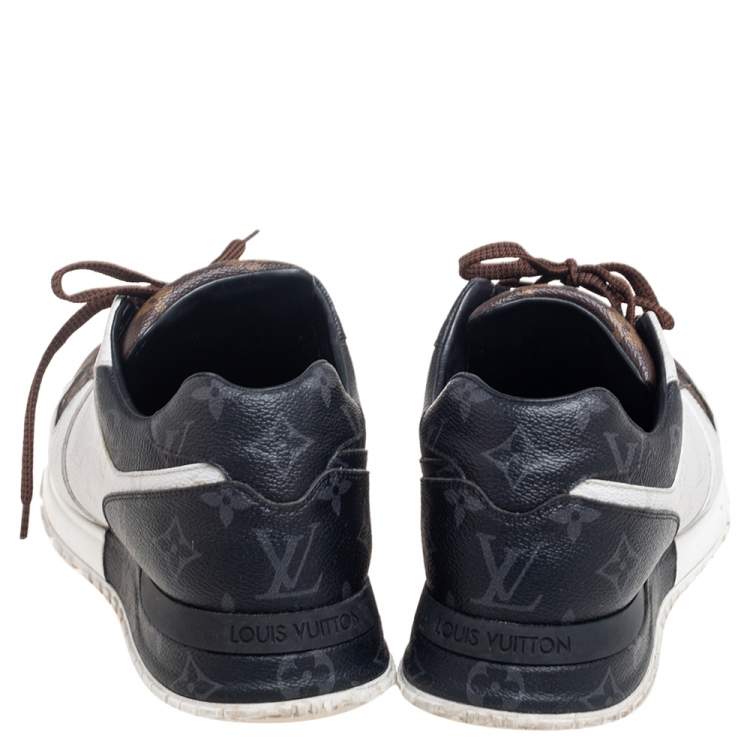 Pre Owned Louis Vuitton Tricolor Monogram Canvas Run Away Sneakers Size 41