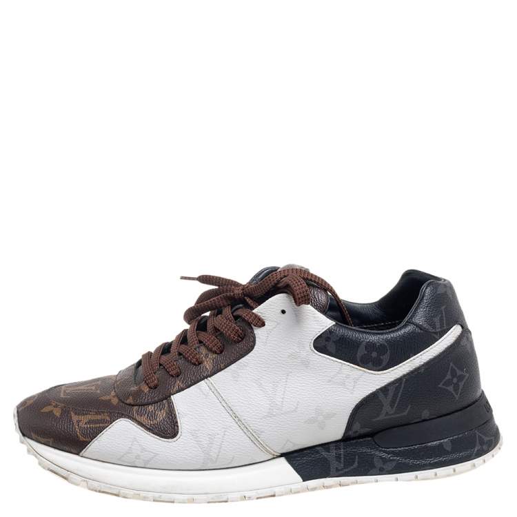 Pre Owned Louis Vuitton Tricolor Monogram Canvas Run Away Sneakers Size 41