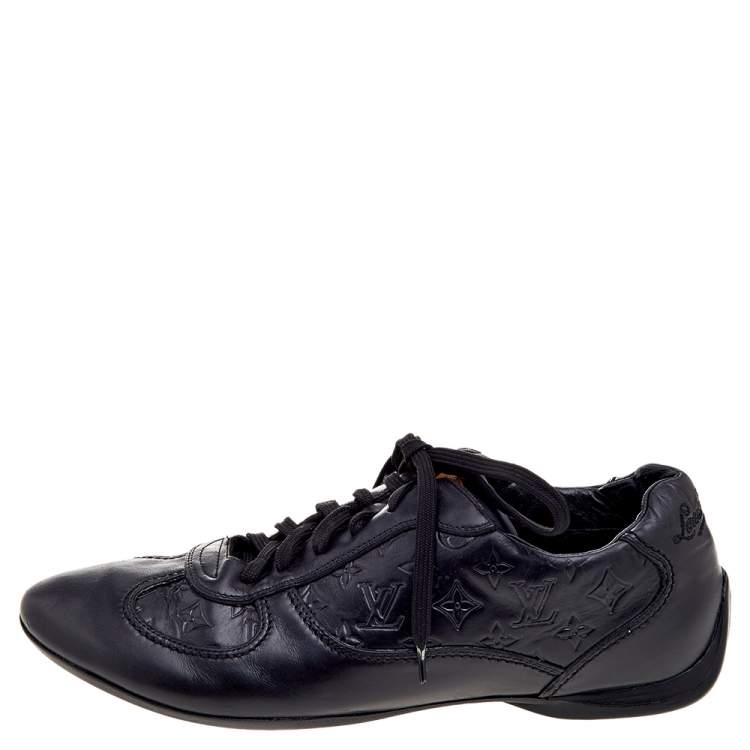 Louis Vuitton Black/Silver Patent Leather And Leather Low Top Lace Up  Sneakers Size 41 Louis Vuitton | The Luxury Closet