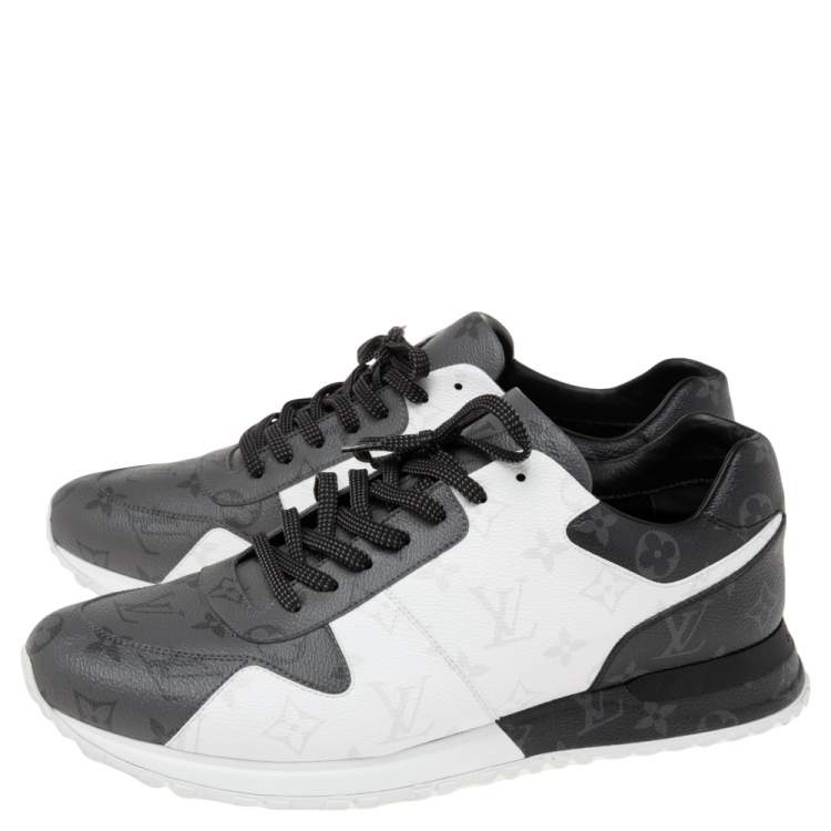 Pre Owned Louis Vuitton Tricolor Monogram Canvas Run Away Sneakers Size 45