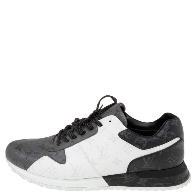 Pre Owned Louis Vuitton Tricolor Monogram Canvas Run Away Sneakers Size 45