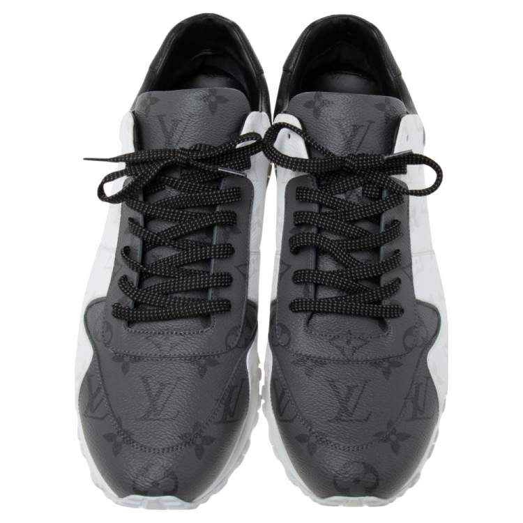 Pre Owned Louis Vuitton Tricolor Monogram Canvas Run Away Sneakers Size 45