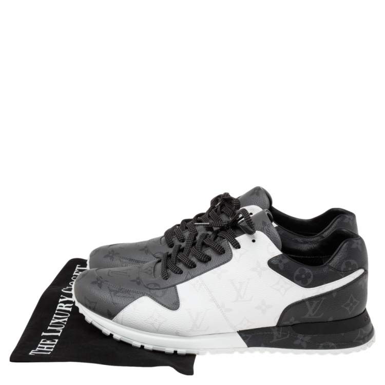 Pre Owned Louis Vuitton Tricolor Monogram Canvas Run Away Sneakers Size 45