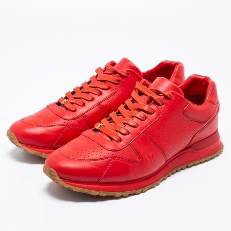 Louis Vuitton x Supreme Red Leather Runaway Sneakers Size 44.5 Louis Vuitton