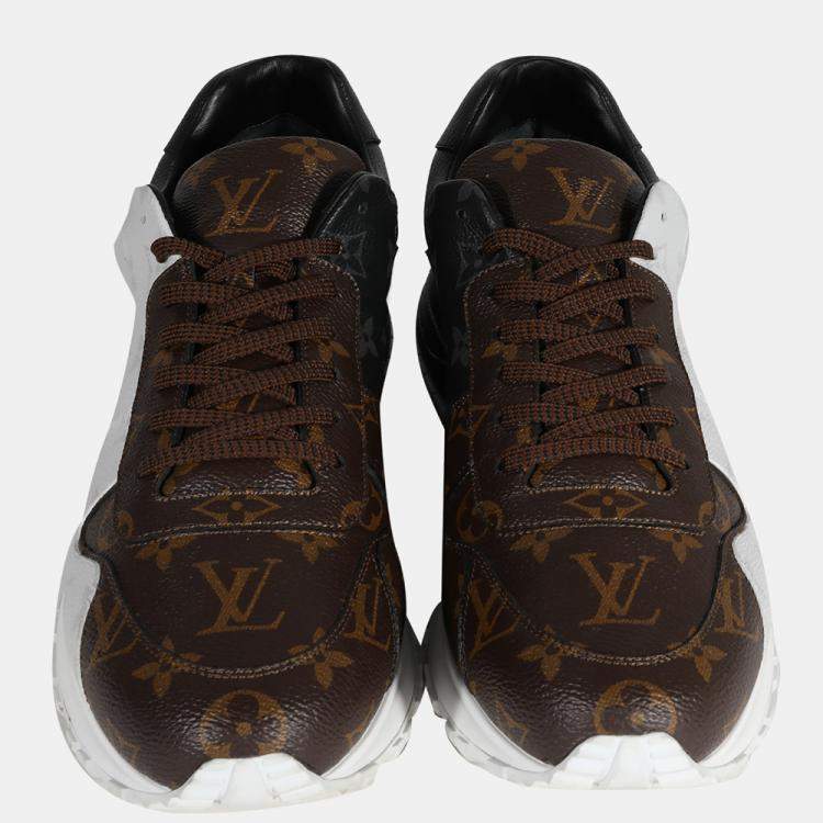 Pre Owned Louis Vuitton Tri Color Run Away Sneaker US 10/ IT 43