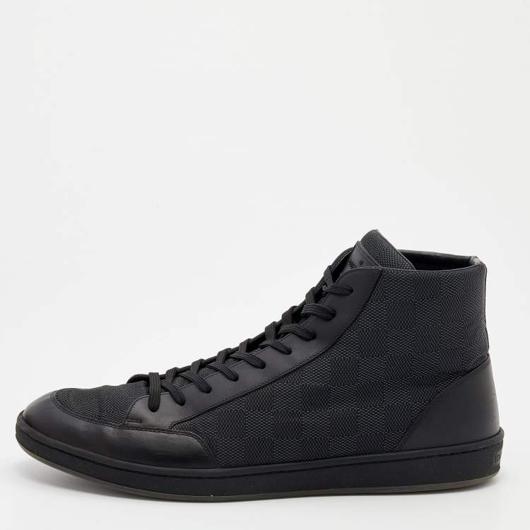 Louis Vuitton Damier Graphite Nylon and Leather Offshore Sneakers