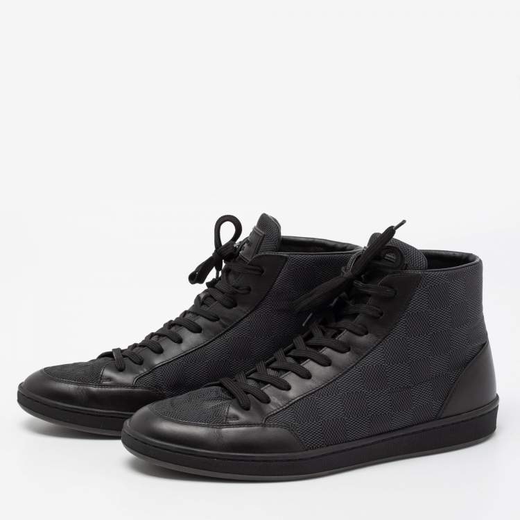 Louis Vuitton Delaware Lace- Up in Damier Embossed Leather