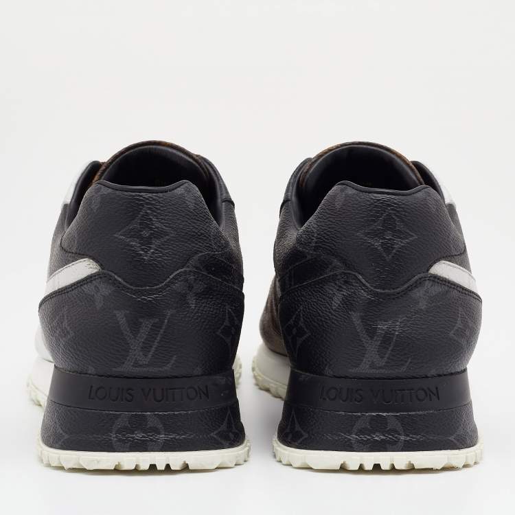Pre Owned Louis Vuitton Tri-Color Monogram Canvas Run Away Low Top Sneakers Size 40.5