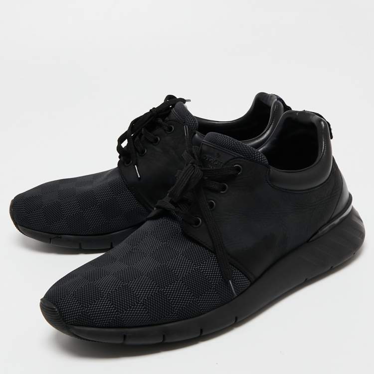 Louis Vuitton Black Damier Infini Fastlane Sneakers