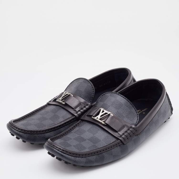 Shop Louis Vuitton DAMIER GRAPHITE Men's Loafers & Slip-ons