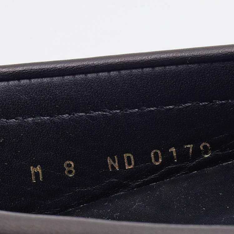 Pre Owned Louis Vuitton Damier Graphite Canvas Hockenheim Loafers Size 42