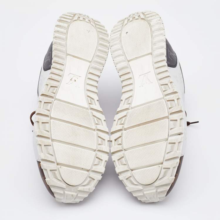 Pre Owned Louis Vuitton Tricolor Monogram Canvas Runaway Sneakers Size 42