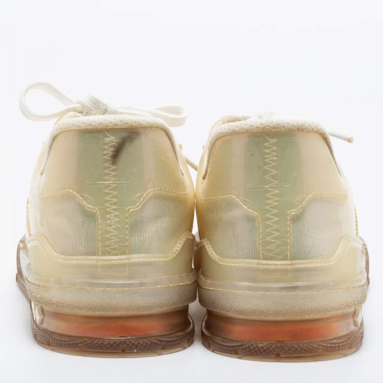 مملوكة مسبقًا Louis Vuitton Transparent Monogram PVC Trainer Sneakers Size 42