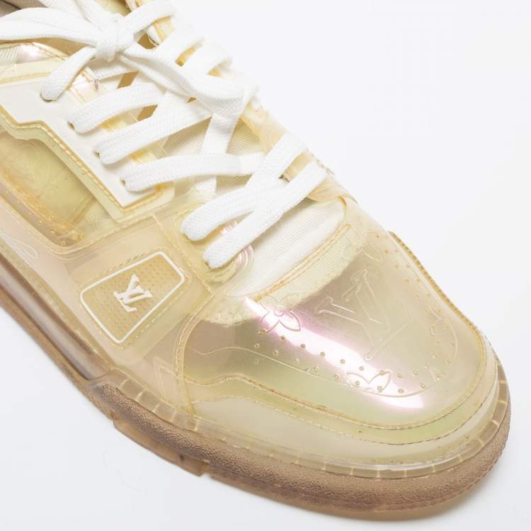 مملوكة مسبقًا Louis Vuitton Transparent Monogram PVC Trainer Sneakers Size 42