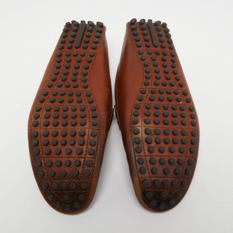مملوكة مسبقًا Louis Vuitton Two Tone Leather Major Loafers Size 43