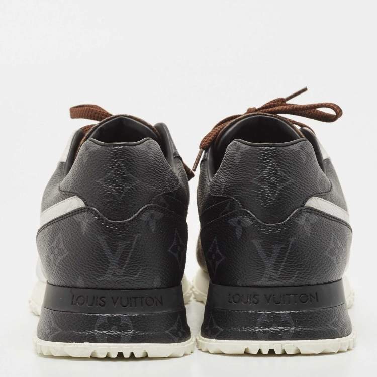 Pre Owned Louis Vuitton Brown Monogram Canvas Runaway Sneakers Size 42.5