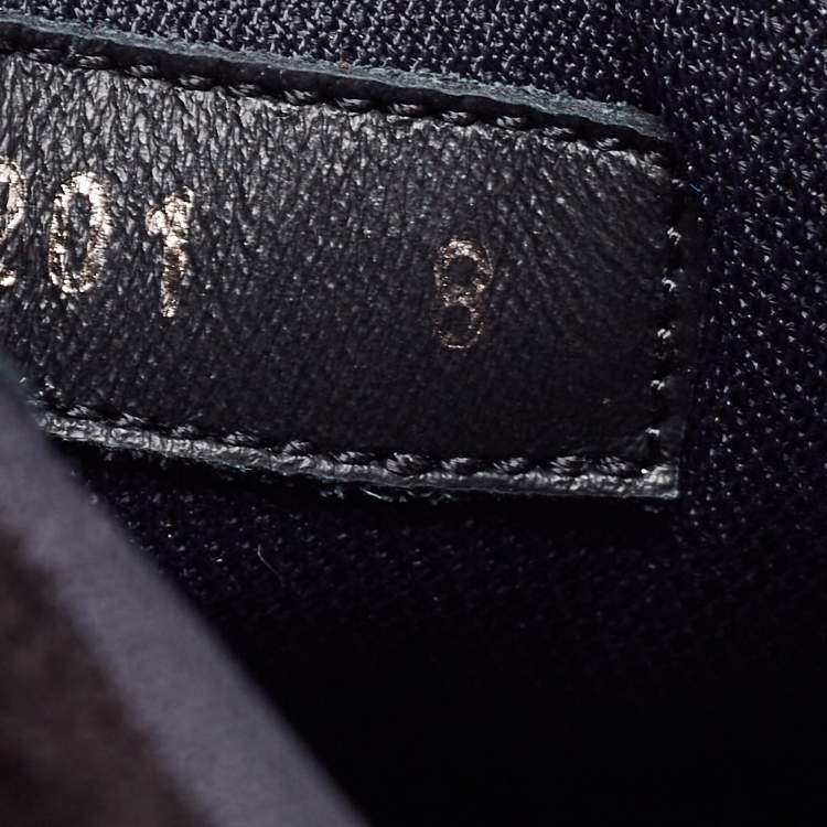 Pre Owned Louis Vuitton Black Leather and Suede Lace Up Sneakers Size 42