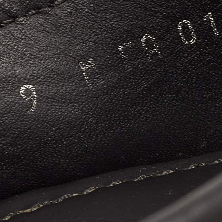 Pre Owned Louis Vuitton Black Leather Monte Carlo Loafers Size 43