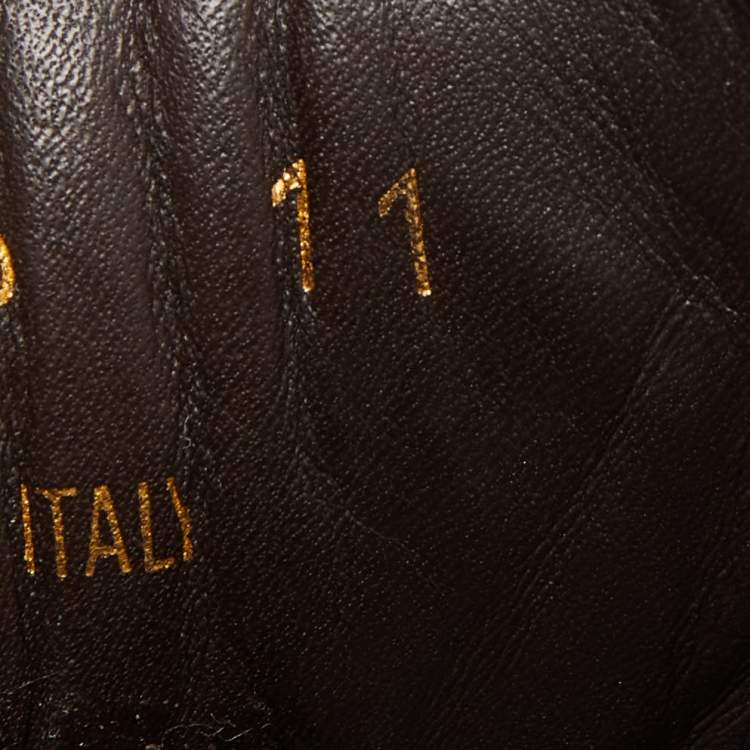 Pre Owned Louis Vuitton Brown Monogram Canvas and Suede Trainer Sneakers Size 45