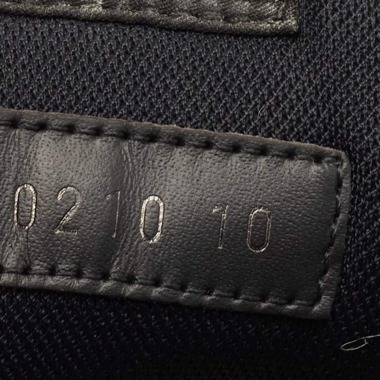Pre Owned Louis Vuitton Black Suede LV Trainer Sneakers Size 44