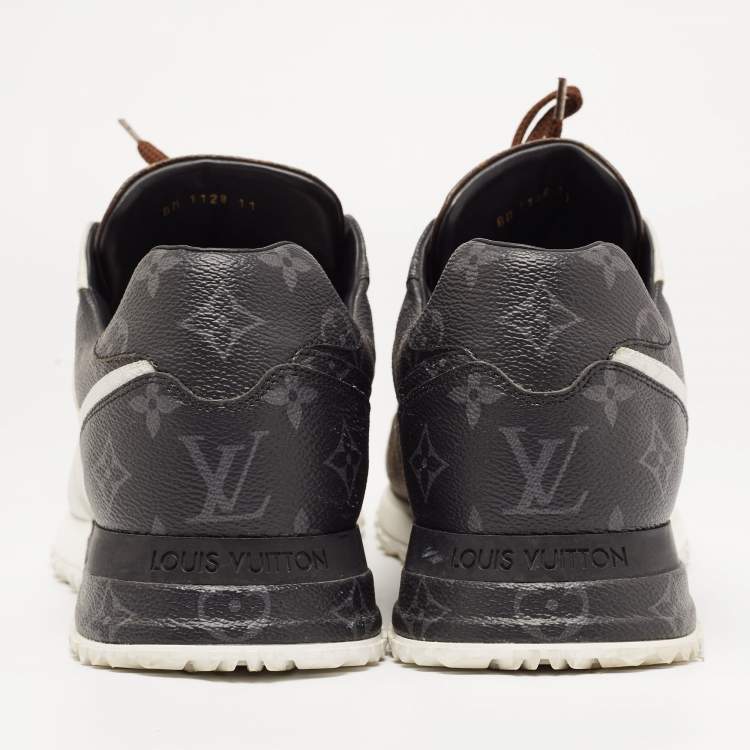 Pre Owned Louis Vuitton Tricolor Monogram Canvas Run Away Sneakers Size 45
