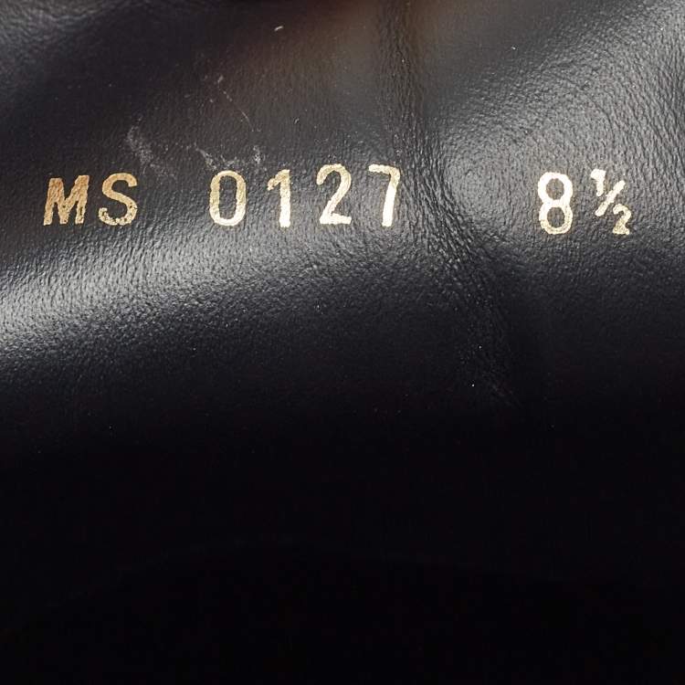 Pre Owned Louis Vuitton Brown/Black Monogram Canvas and Leather Match Up Sneakers Size 42.5