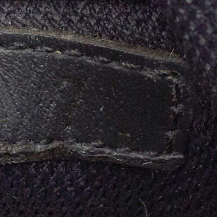 مملوكة مسبقًا Louis Vuitton Black/Grey Damier Graphite Canvas & Leather Harlem Low-Top Sneakers Size 41.5