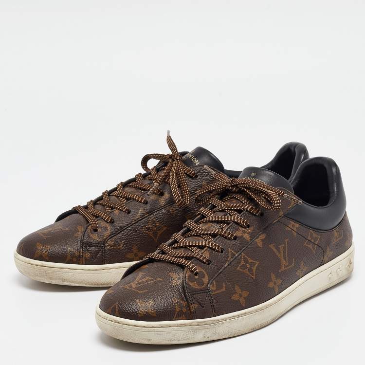 Pre Owned Louis Vuitton Monogram Canvas Luxembourg Sneakers Size 42