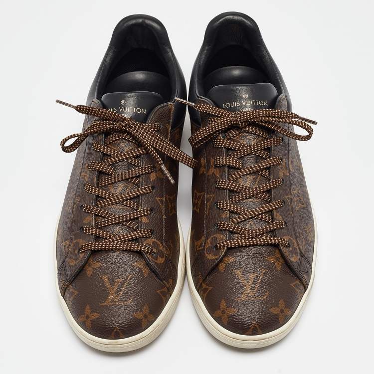 Pre Owned Louis Vuitton Monogram Canvas Luxembourg Sneakers Size 42