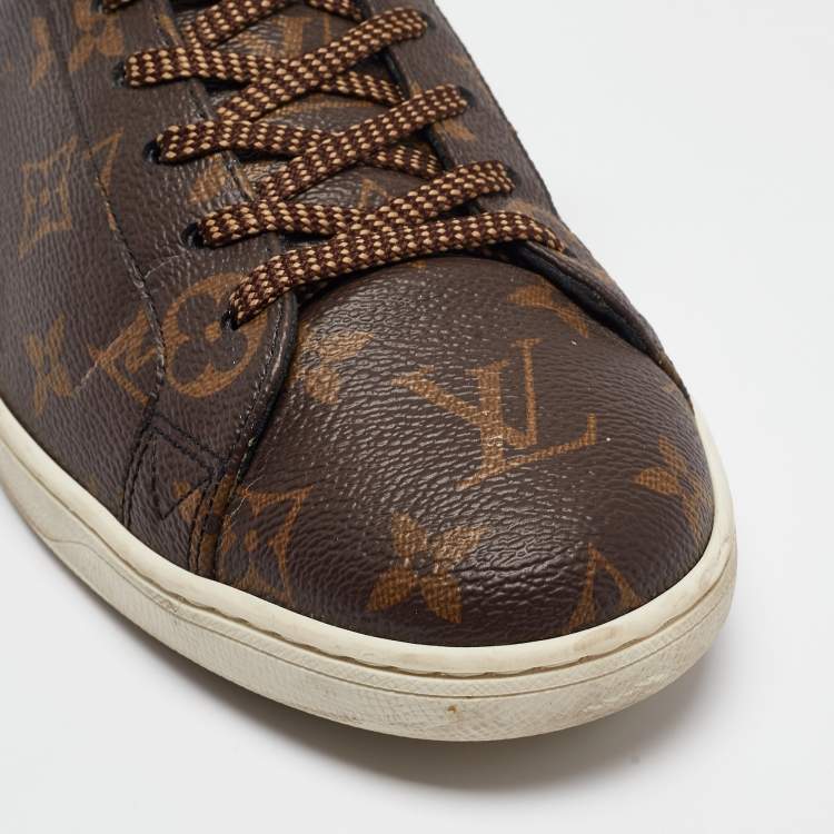 Pre Owned Louis Vuitton Monogram Canvas Luxembourg Sneakers Size 42