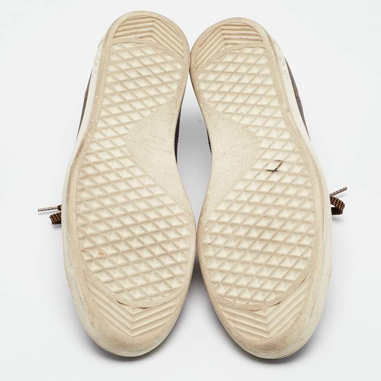 Pre Owned Louis Vuitton Monogram Canvas Luxembourg Sneakers Size 42