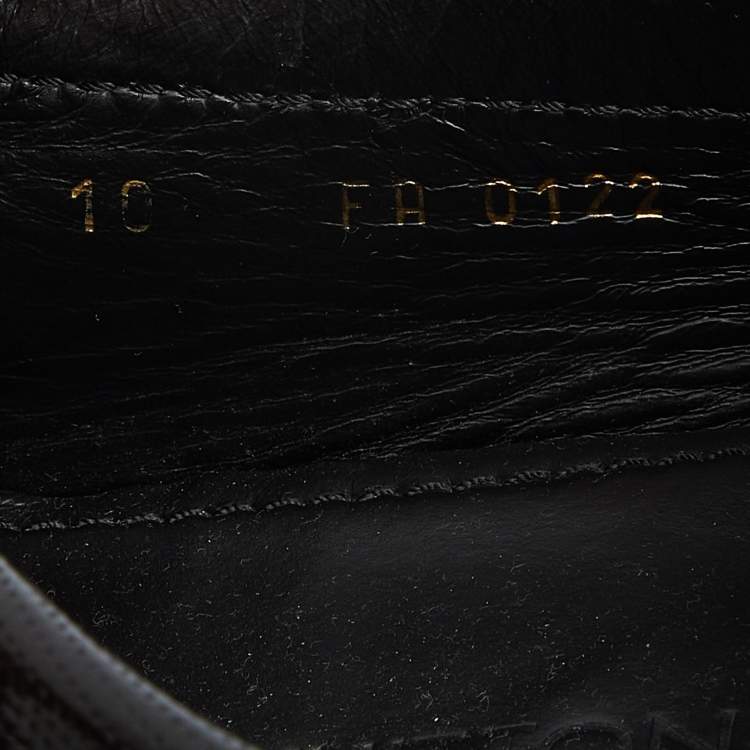 مملوكة مسبقًا Louis Vuitton Black Patent Leather Monte Carlo Loafers Size 44