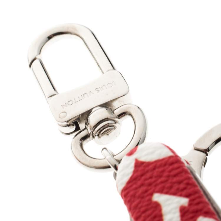 Pre Owned Louis Vuitton Supreme Red Pocket Swiss Army Knife Key Ring / Keychain